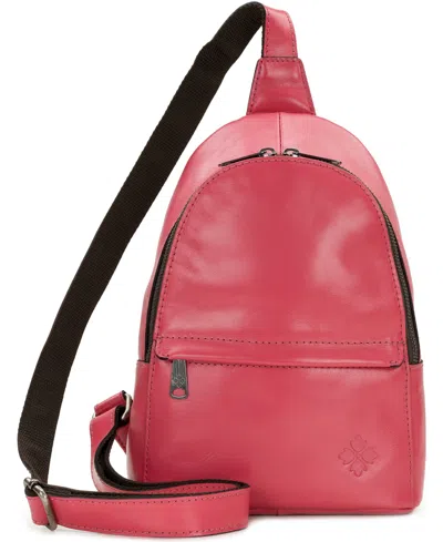 Patricia Nash Ennis Small Leather Sling Bag In Pink