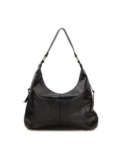 Patricia Nash Esther Burned Edge Large Hobo Handbag In Black