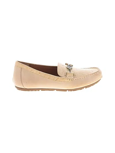 Pre-owned Patricia Nash Flats In Tan