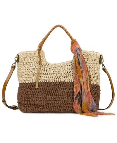 Patricia Nash Gabriella Medium Tote Bag In Brown