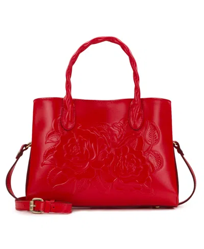 Patricia Nash Genovese Medium Satchel Handbag In Pink