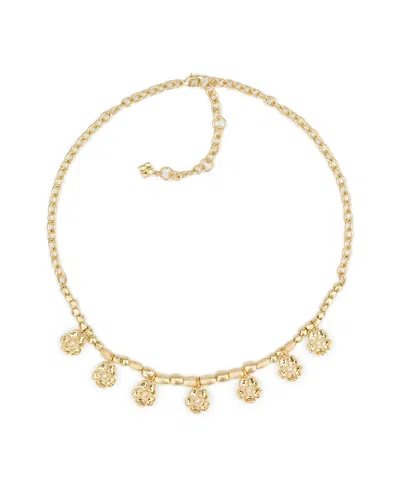 Patricia Nash Gold-tone Beaded Charm Necklace