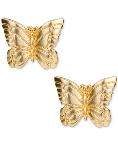 Patricia Nash Gold-tone Butterfly Stud Earrings