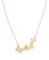 Patricia Nash Gold-tone Multi-butterfly Statement Necklace, 18" + 3" Extender