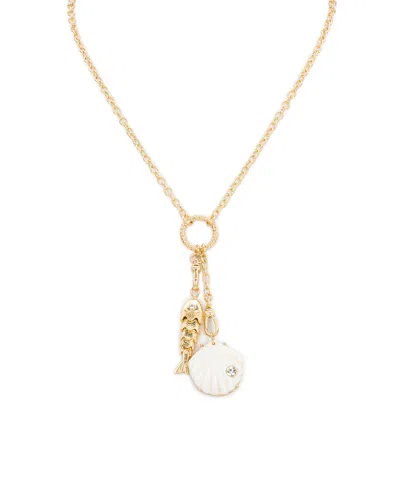 Patricia Nash Gold-tone Plated Removable Charm Necklace