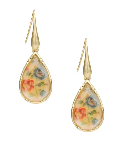 Patricia Nash Gold-tone Tear Drop Earrings