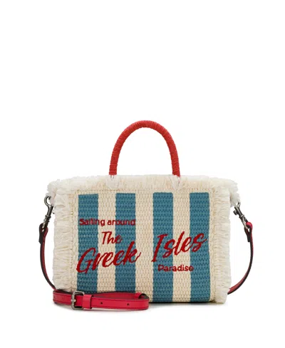 Patricia Nash Greek Isles Small Tote Bag In Passion