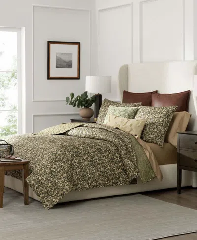 Patricia Nash Grove Quilt 3-pc. Set, King In Olive