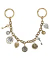 Patricia Nash Handbag Multi Charm Chain In Gold
