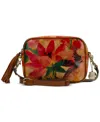Patricia Nash Josie Small Leather Crossbody Bag In Spring Multi