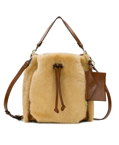 Patricia Nash Kalmar Small Bucket Handbag In Brown