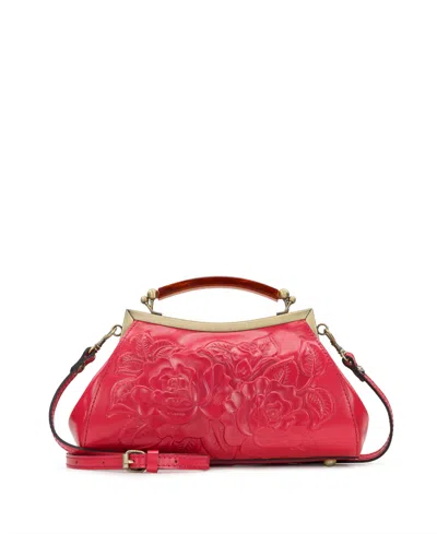 Patricia Nash Kelmscott Frame Mini Crossbody Bag In Passion