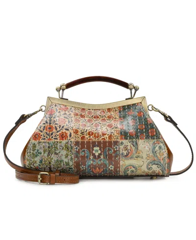 Patricia Nash Kelmscott Small Frame Satchel Handbag In Multi