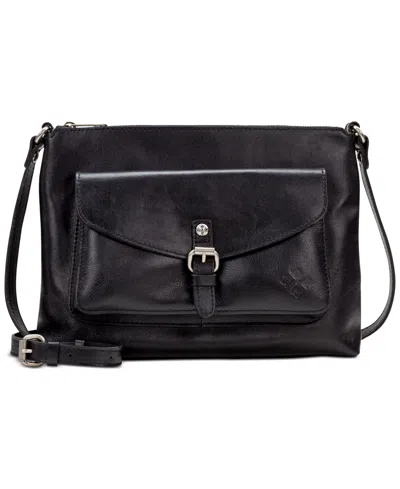 Patricia Nash Kirby East West Leather Crossbody, Created For Macy's In Black
