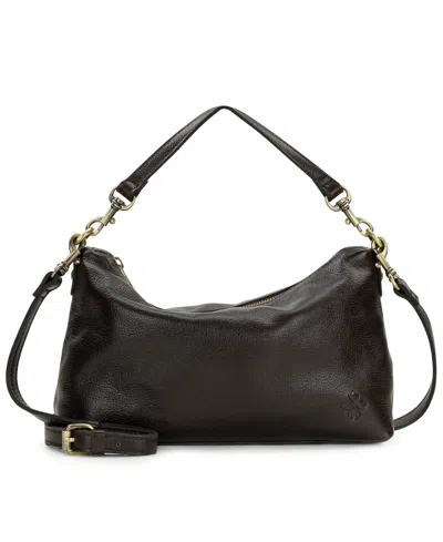 Patricia Nash Kolena Small Leather Shoulder Bag In Chocolate