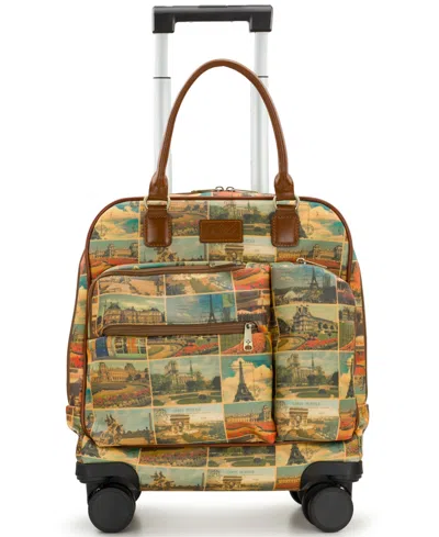 Patricia Nash Large Mattia Underseater Luggage In Postcards From Paris