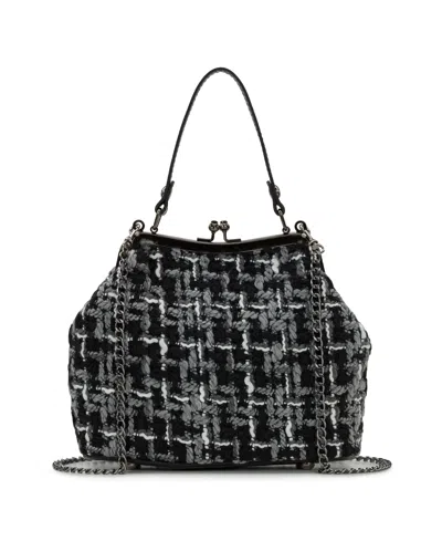 Patricia Nash Laureana Frame Satchel Bag In Black