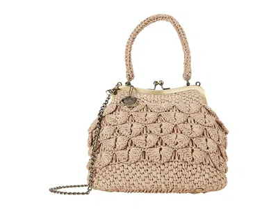 Patricia Nash Laureana Frame Satchel Bags Natural: One Size In Gray