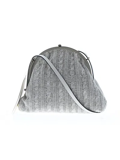 Pre-owned Patricia Nash Leather Crossbody Bag In Gray