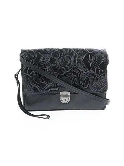 Pre-owned Patricia Nash Leather Satchel In Black