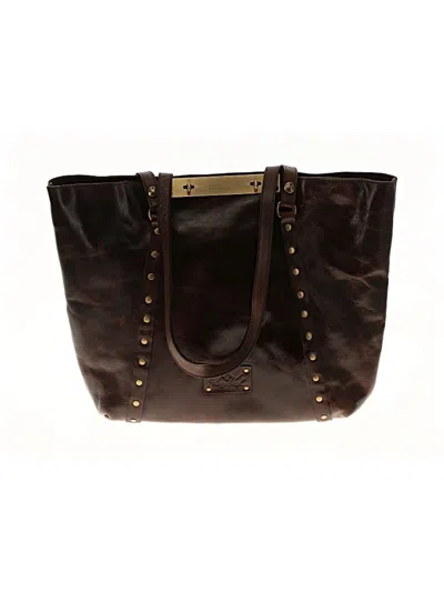 Pre-owned Patricia Nash Leather Satchel In Brown