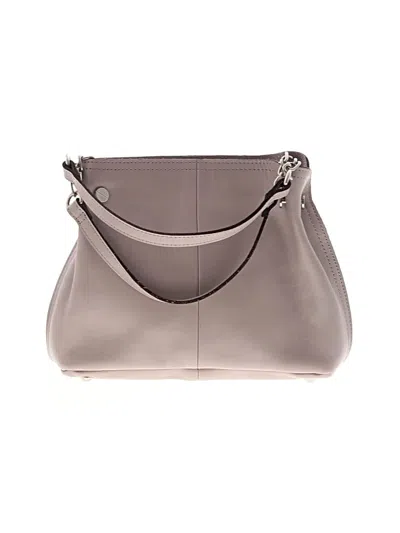 Pre-owned Patricia Nash Leather Satchel In Gray