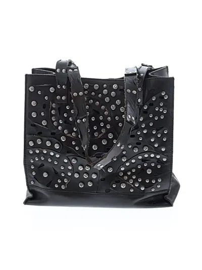 Pre-owned Patricia Nash Leather Tote Bag In Black
