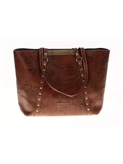 Pre-owned Patricia Nash Leather Tote Bag In Brown