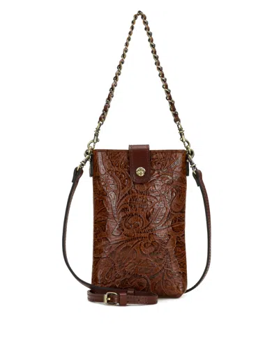 Patricia Nash Leontine Mini Crossbody Handbag In Brown