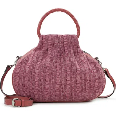 Patricia Nash Milburn Knitted Crossbody Bag In Old Rose