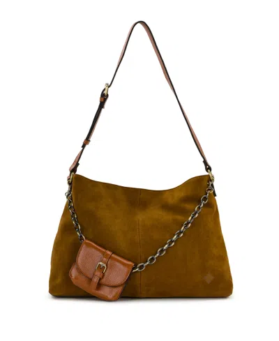 Patricia Nash Liora Suede Slouchy Large Tote Handbag In Brown