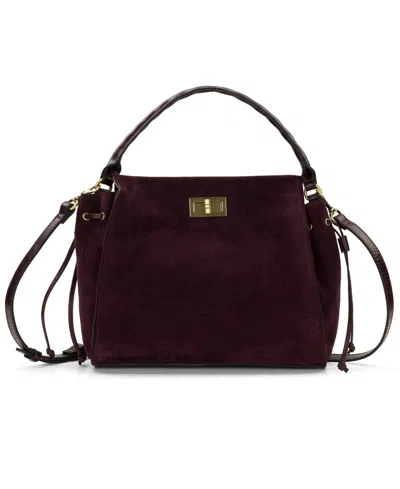 Patricia Nash Loenen Top Handle Small Shoulder Handbag In Purple