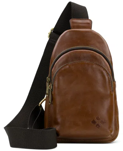 Patricia Nash Louetta Small Sling Bag In Cognac