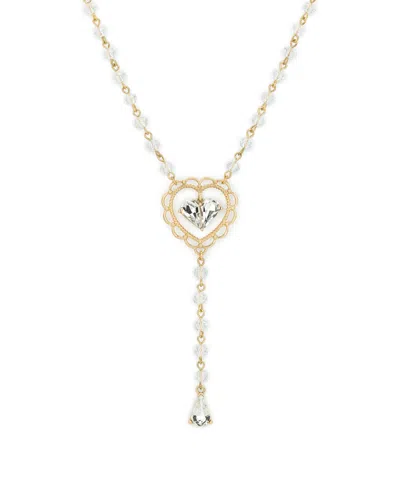Patricia Nash Lovely Sparkle Collection Long Y Necklace In Gold