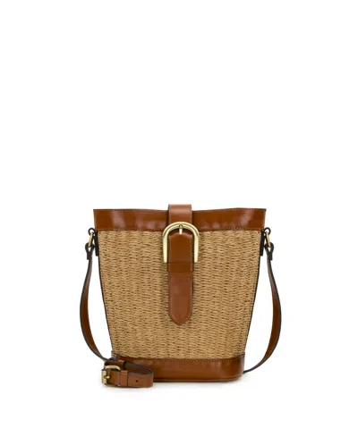 Patricia Nash Margaux Specialty Woven Mini Crossbody Bag In Brown