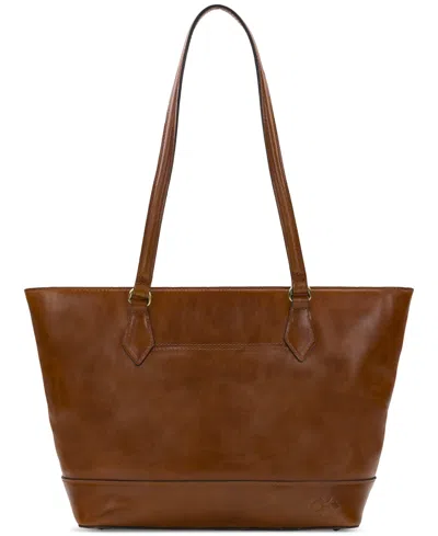 Patricia Nash Meka Extra Large Leather Tote, Exclusively At Macy's In Brown