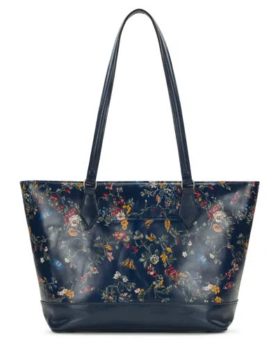Patricia Nash Meka Leather Tote, Exclusively At Macy's In Blue
