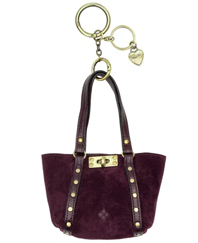 Patricia Nash Micro Benvenuto Heart Bag Charm In Brown