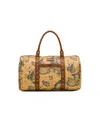 Patricia Nash Milano Weekender Duffel Bag In European Map