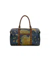Patricia Nash Milano Weekender Duffel Bag In Greek Map