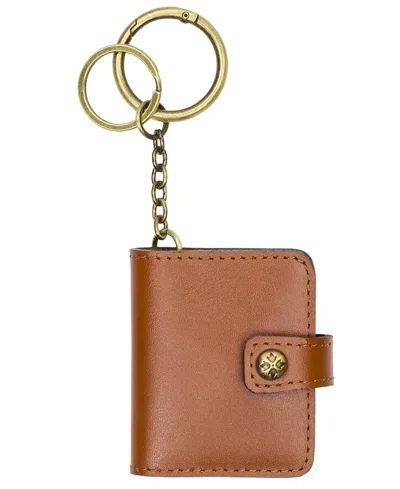 Patricia Nash Mini Vinci Journal Bag Charm In Brown