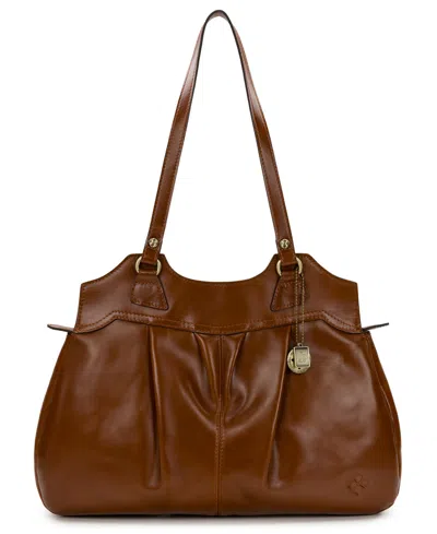 Patricia Nash Napoli Extra Large Satchel In Brown