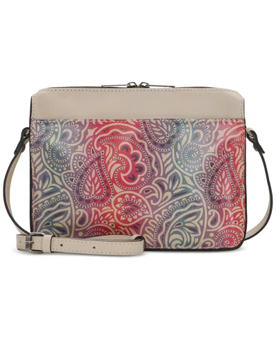 Patricia Nash Nazaire Crossbody Bag In Chalk White,greek Ombre