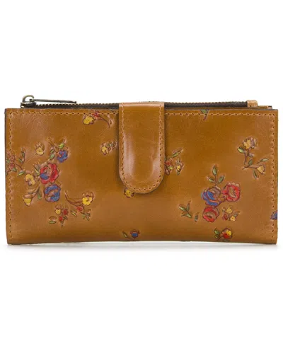 Patricia Nash Nazari Leather Mini Wallet In Light Tan (vintage Glazed)