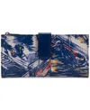 Patricia Nash Nazari Leather Wallet In Blue