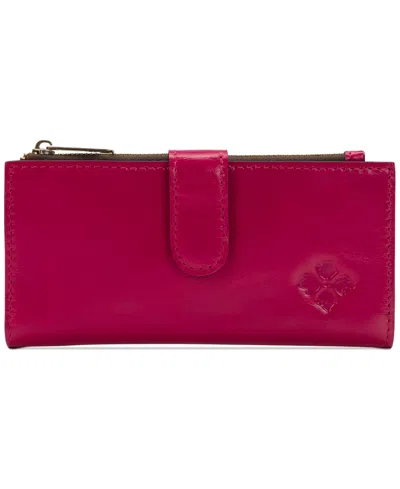 Patricia Nash Nazari Leather Wallet In Fuchsia