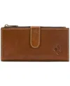 Patricia Nash Nazari Leather Wallet In Tan,gold