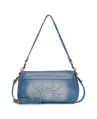 Patricia Nash Nova Small Crossbody Bag In Light Denim