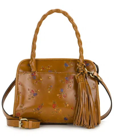 Patricia Nash Paris Leather Small Satchel Bag In Pink