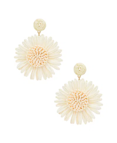 Patricia Nash Patrica Nash Gold-tone Plated Sunflower Earrings In Pink